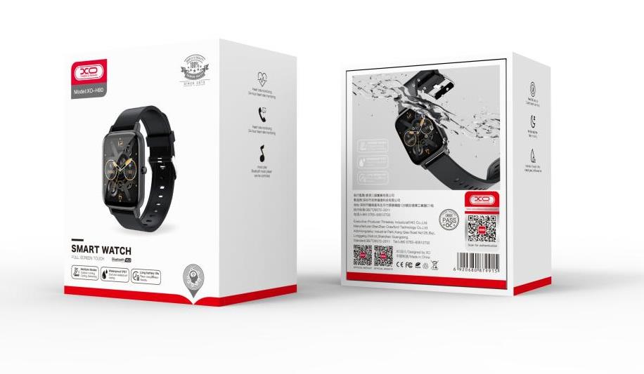 XO Η80S, SMART WATCH, 1,69”, ΓΚΡΙ - Image 2