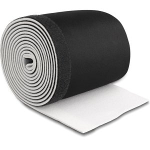 DELOCK ταινία νεοπρενίου τύπου Velcro 20865, 13.5cm, 3m, μαύρη/λευκή