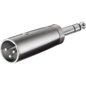 GOOBAY αντάπτορας 6.35mm σε XLR 27515, ασημί