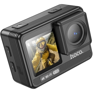 HOCO DV102 4K ANTI-SHAKE SPORTS CAMERA, ΜΑΥΡΗ