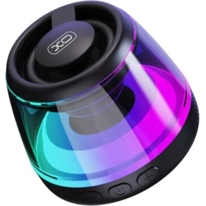 XO F62 MINI ΜΑΓΝΗΤΙΚΟ ΗΧΕΙΟ BLUETOOTH ΜΕ ΠΟΛΥΧΡΩΜΑ LED, 5W, ΜΑΥΡΟ