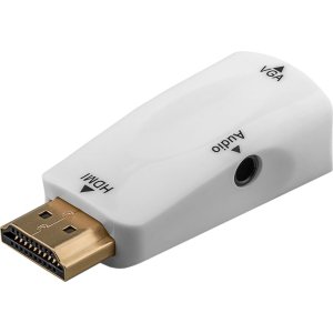 GOOBAY αντάπτορας HDMI σε VGA 44793 με 3.5mm, 1080p/60Hz, λευκός