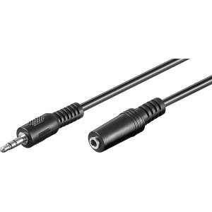 GOOBAY προέκταση καλωδίου ήχου 3.5mm 50432, 3 pin, 3m, μαύρο