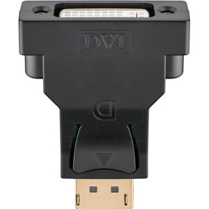 GOOBAY αντάπτορας DisplayPort σε DVI-D 1.1 51720, gold-plated, μαύρος