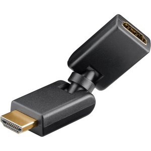 GOOBAY αντάπτορας HDMI 51721, 180° περιστρεφόμενος, 4K/60Hz, μαύρος