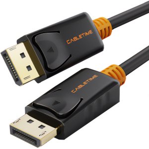 CABLETIME καλώδιο DisplayPort CT-01G, 4K/60Hz, 4.5m, μαύρο
