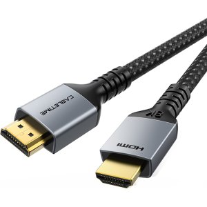 CABLETIME καλώδιο HDMI 2.1 CT-HM8K, 8K/60Hz, 48Gbps, 28AWG, 1m, μαύρο