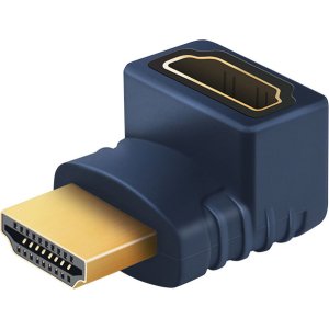 CABLETIME αντάπτορας HDMI HA10, γωνιακός, 4K, μπλε