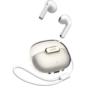 LDNIO earphones με θήκη φόρτισης T03, True Wireless, HiFi, Φ13mm, λευκά
