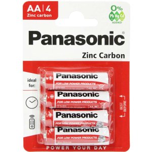 PANASONIC μπαταρίες Zinc Carbon, AA/LR6, 1.5V, 4τμχ