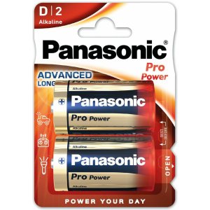 PANASONIC αλκαλικές μπαταρίες Pro Power, D/LR20, 1.5V, 2τμχ