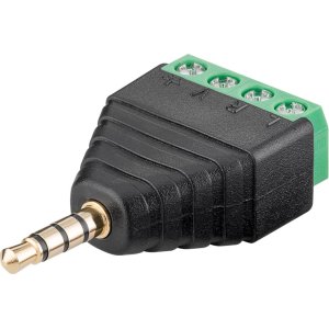 GOOBAY βύσμα 3.5mm σε Terminal Block 4-pin 59198