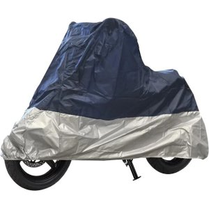 PROPLUS κουκούλα μηχανής 610257 με θήκη, XL 246x104x127cm, μπλε/ασημί