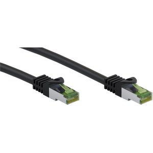 GOOBAY καλώδιο δικτύου 61100, CAT 8.1 S/FTP, copper, LSZH, 20m, μαύρο