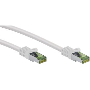 GOOBAY καλώδιο δικτύου 61110, CAT 8.1 S/FTP, copper, LSZH, 15m, λευκό