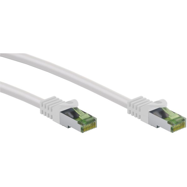 GOOBAY καλώδιο δικτύου 61110, CAT 8.1 S/FTP, copper, LSZH, 15m, λευκό