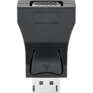 GOOBAY αντάπτορας DisplayPort σε VGA 63489, gold-plated, μαύρος
