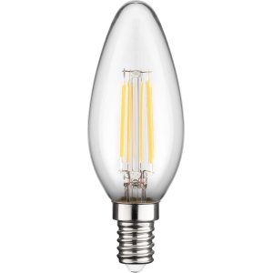 GOOBAY LED λάμπα candle 65390, E14, Filament, 4W, 2700K, 470lm