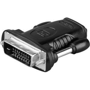 GOOBAY αντάπτορας HDMI σε DVI-D Dual-Link 24+1 pin 68482, μαύρο