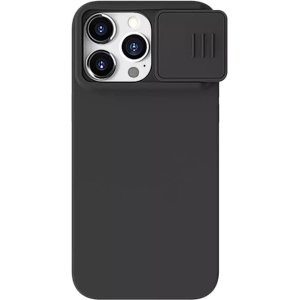 NILLKIN θήκη CamShield Silky Magnetic Silicone για iPhone 15 Pro, μαύρη