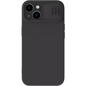 NILLKIN θήκη CamShield Silky Magnetic Silicone για iPhone 15 Plus, μαύρη
