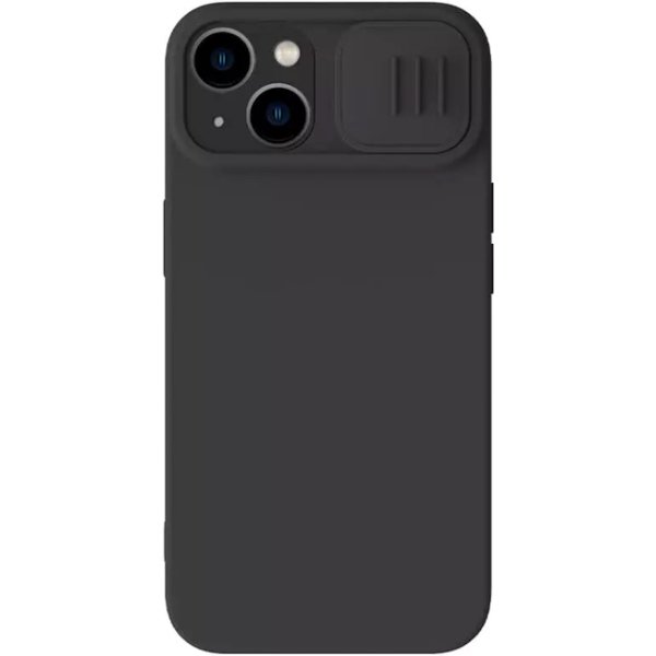 NILLKIN θήκη CamShield Silky Magnetic Silicone για iPhone 15 Plus, μαύρη