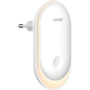 LDNIO φωτιστικό νυκτός Y1 με αισθητήρα φωτός, 0.5W, 3500K