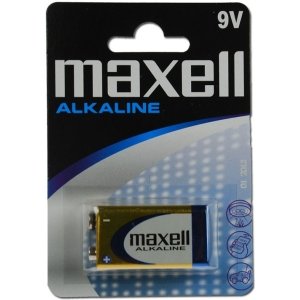 MAXELL αλκαλική μπαταρία 6LR61M/9V, 1τμχ