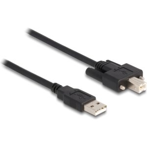 DELOCK καλώδιο USB σε USB Type B 87215, 3m, μαύρο