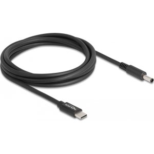 DELOCK καλώδιο τροφοδοσίας 87974, USB-C σε Dell 4.5x3mm, 1.5m, μαύρο