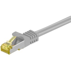 GOOBAY καλώδιο δικτύου 91567, CAT 7 S/FTP, copper, 500MHz, 0.50m, γκρι