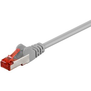 GOOBAY καλώδιο δικτύου 93650, CAT 6 S/FTP (PiMF), CCA, 7.5m, γκρι