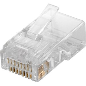 GOOBAY βύσμα RJ45 93828, CAT 6 UTP, διάφανο, 10τμχ