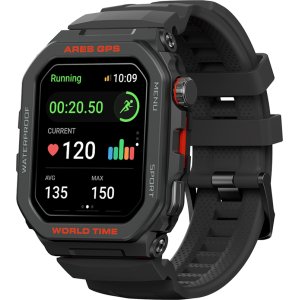 ZEBLAZE smartwatch Ares GPS, heart rate, 1.75" IPS, GPS, 3 ATM, μαύρο
