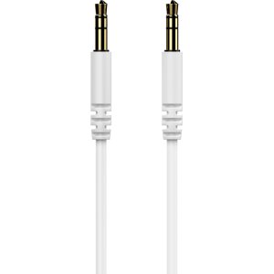 CELEBRAT καλώδιο ήχου 3.5mm AU-01, AUX, 1m, λευκό