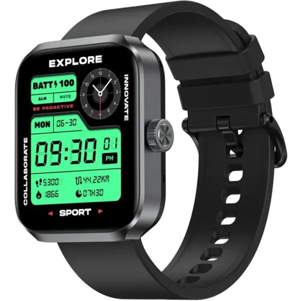 ZEBLAZE smartwatch Beyond 3 Plus, heart rate, 1.78" AMOLED, GPS, 3 ATM, μαύρο