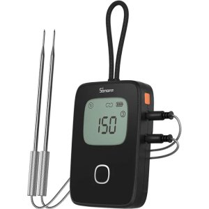 SONOFF smart θερμόμετρο barbeque BMT01 με 2x αισθητήρες, έως 300 °C, μαύρο