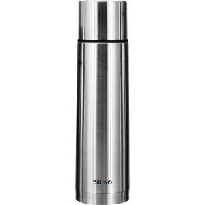 BRUNO θερμός BRN-0069, με καπάκι-κύπελλο, anti-slip, 1000ml, ασημί