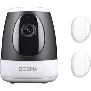 BOSMA ασύρματο σύστημα συναγερμού XC με κάμερα, Pan 360°, 1080p, WiFi