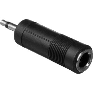 POWERTECH αντάπτορας mono 3.5mm σε 6.35mm CAB-J023, μαύρος, 5τμχ