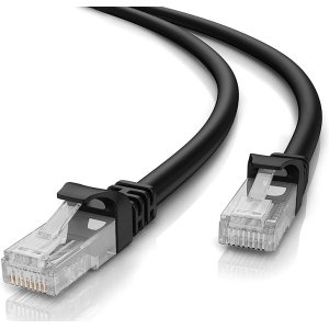 POWERTECH καλώδιο δικτύου CAB-N205, Cat 5e U/UTP, CCA 26AWG, 30m, μαύρο