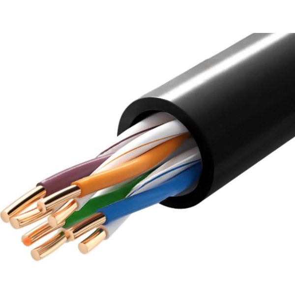 POWERTECH καλώδιο δικτύου CAB-N289, Cat 5e U/UTP, CCA 26AWG, 100m, μαύρο
