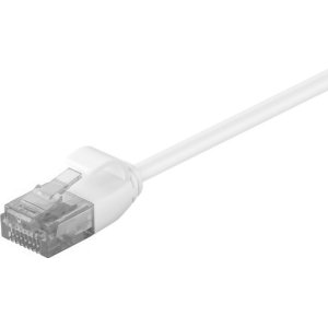 POWERTECH καλώδιο δικτύου CAB-N314, Cat 6 U/UTP, slim, copper, 2m, λευκό