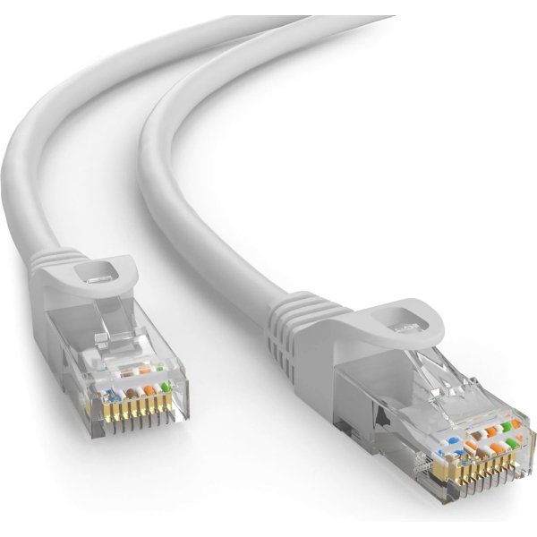 POWERTECH καλώδιο δικτύου CAB-N413, Cat 6 U/UTP, CCA, 250Hz, 0.25m, γκρι