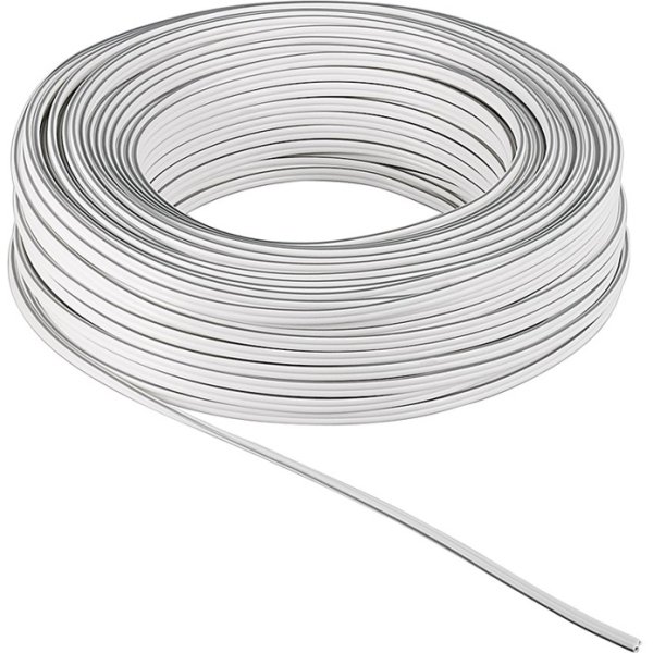 POWERTECH καλώδιο ήχου 2x 0.50mm² CAB-SP021, CCA, 10m, λευκό