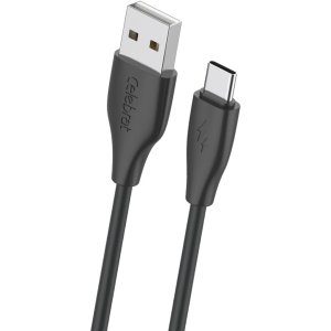 CELEBRAT καλώδιο USB-C σε USB CB-31A, 3A, 480Mbps, 1m, μαύρο