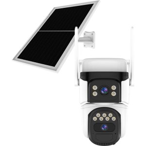 VSTARCAM smart ηλιακή κάμερα CB621DR, dual lens, 3MP, WiFi, SD, PTZ, IP66