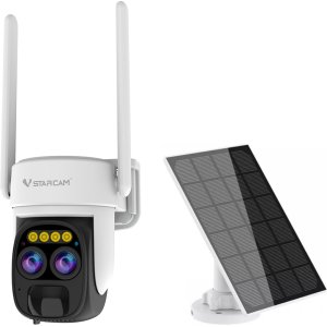 VSTARCAM smart ηλιακή κάμερα CB67D, 10000mAh, IP66, 3MP, WiFi, PTZ
