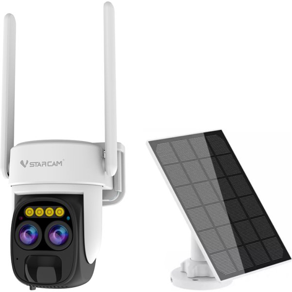 VSTARCAM smart ηλιακή κάμερα CB67D, 10000mAh, IP66, 3MP, WiFi, PTZ