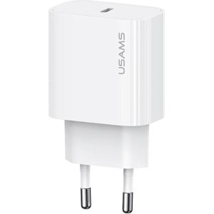 USAMS φορτιστής τοίχου CC226, USB-C, 20W, λευκός